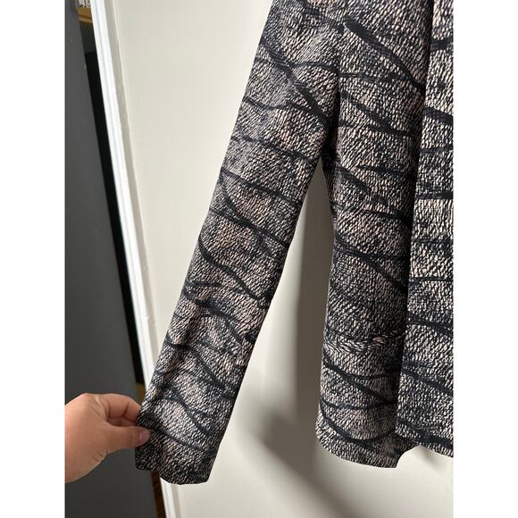 Rebecca Minkoff Becky Jacket Womens Pink Black 100% Silk Blazer Size Small - Picture 5 of 11